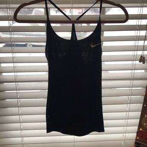 black nike workout tank top
